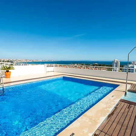 Amazing Sea View With Pool - Atjoanas Apartamento